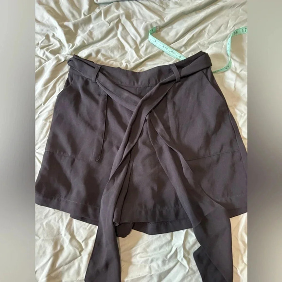 A New Day Women's Size Small Black High-Rise Utility Paperbag Shorts - Picture 1 of 12